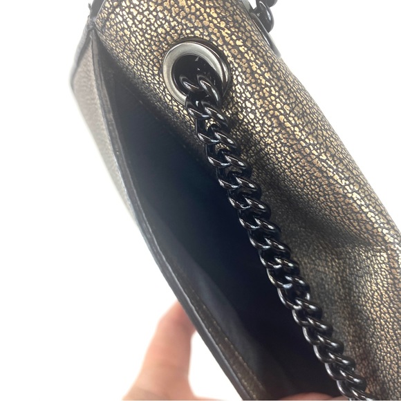 COACH Mini Chain Convertible Crossbody gold metallic - Picture 11 of 12